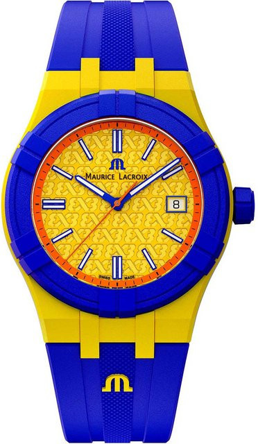 Maurice Lacroix Armbanduhr, Quarz, Silikon, 40 mm, Unisex, 10 ATM - Bild 1