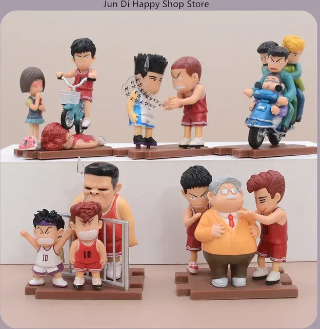 Bandai Slam Dunk Figurenset, 5-teiliges Set - Bild 1