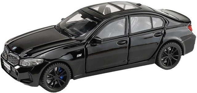 Fourall- Model Cars BMW 320i, Automodell, Maßstab 1:32, mit Licht und Sound, schwarz - Bild 1
