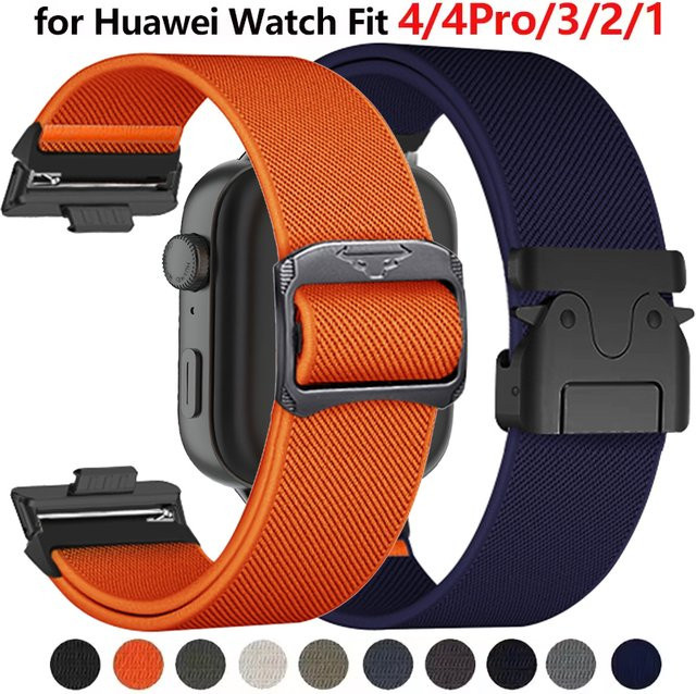 FancyWrist Uhrenarmband Nylon, Schleife, für Huawei Fit 4 Pro 3 - Bild 1