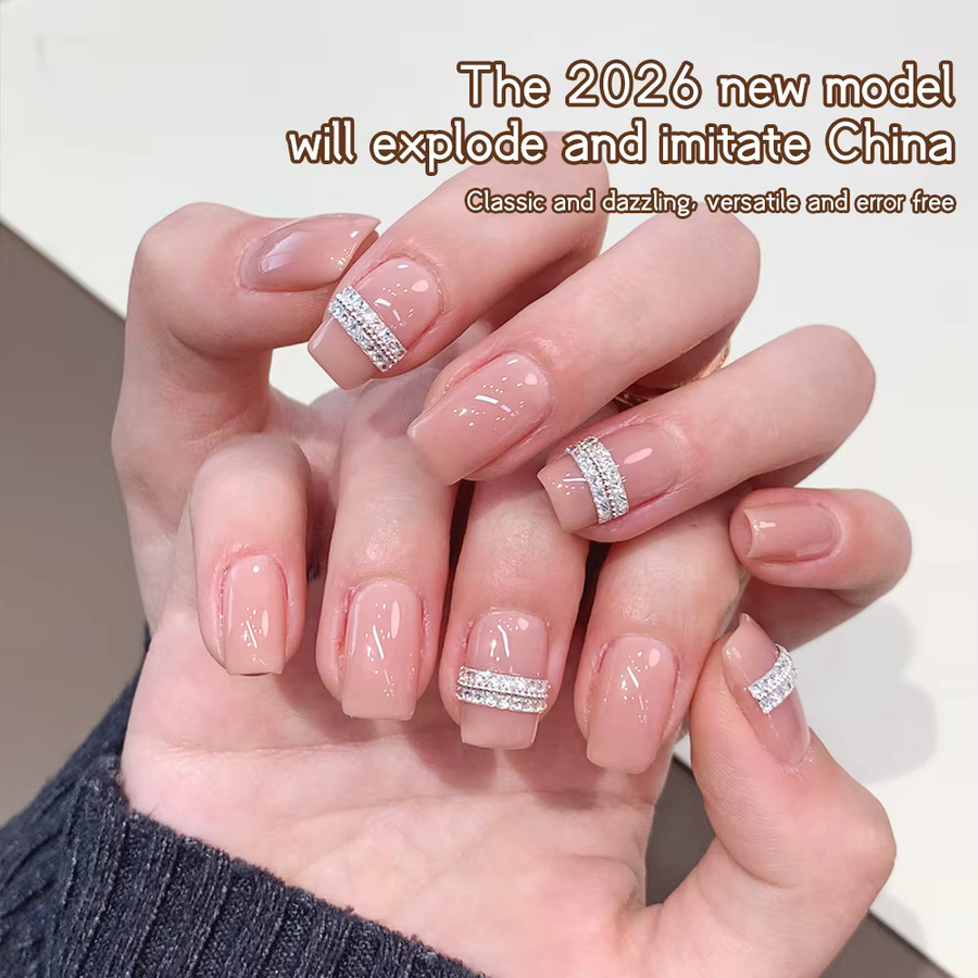 Kaniu Flash Diamond Nagelkunst DIY-Dekoration, 3D Herzförmige Zirkon, Glänzend - Bild 2