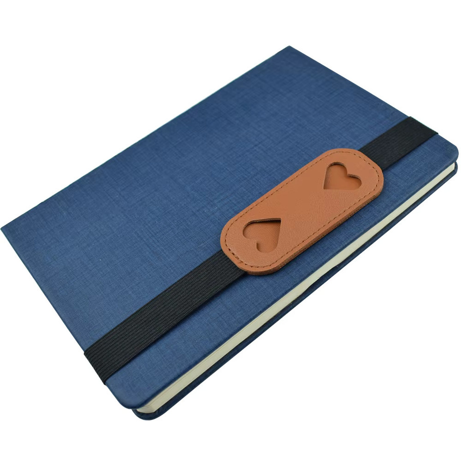 Joy Corner Elastisches Stifthalterband aus PU-Leder in Braun für Notebooks, Tagebücher und Bücher - Bild 1