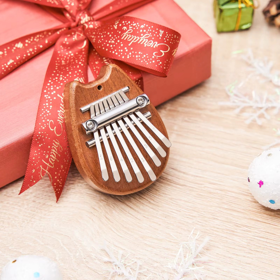 Miwayer Mini Kalimba 8 Tasten Daumen Klavier 1-teiliges Set - Bild 2