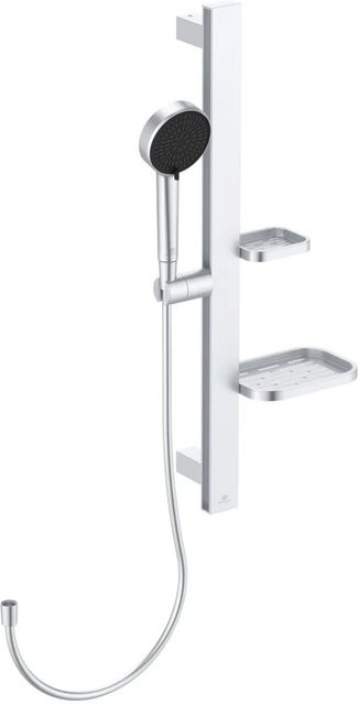 Ideal Standard Brausekombination mit 2-Funktions-Handbrause und Duschstange in Chrom/Silver - Bild 1