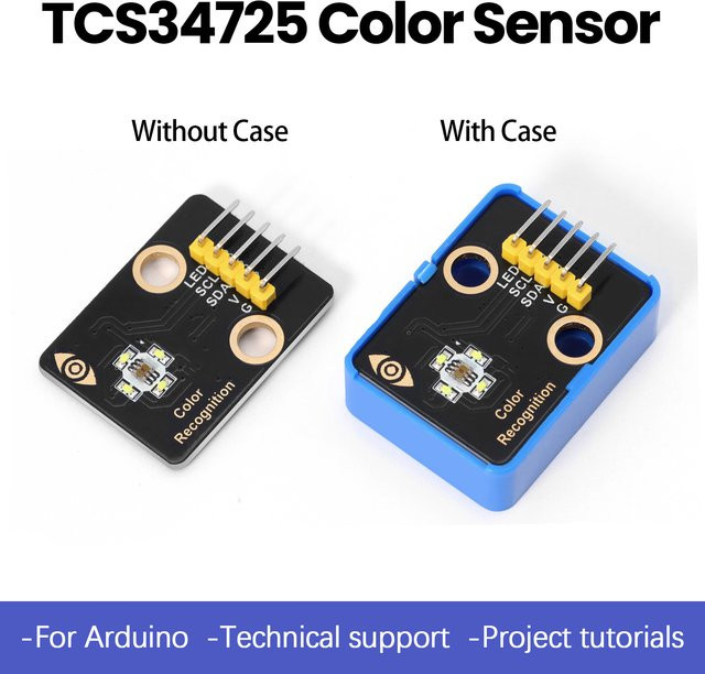 Keyestudio TCS 34725 Farbsensor in Schwarz für Arduino, Raspberry Pi und Lego DIY Elektronik-Projekte - Bild 1