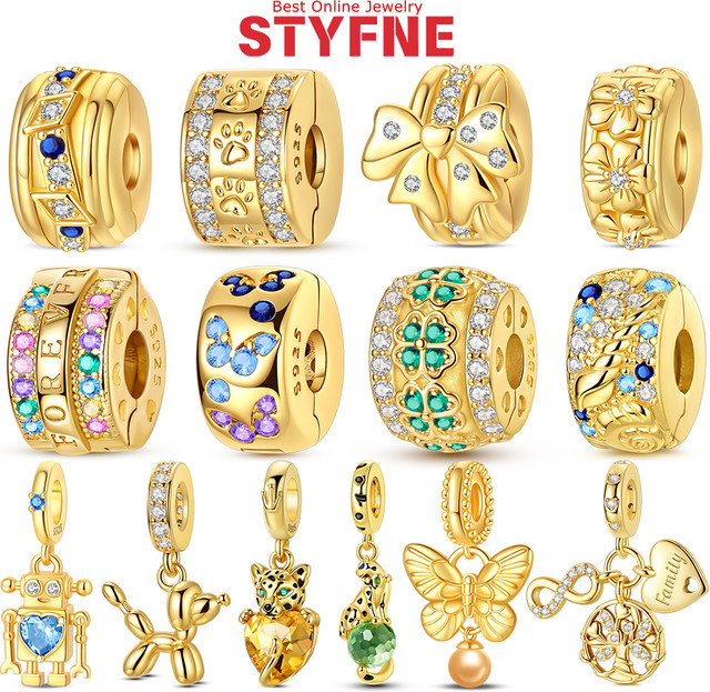 STYFNE Charms, 925 Silber, herzförmig, Damen - Bild 1