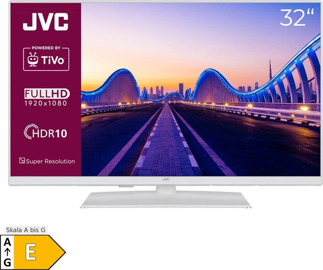 JVC Smart TV LT-32VF5355W Fernseher 32 Zoll Full HD HDR in Weiß - Bild 5