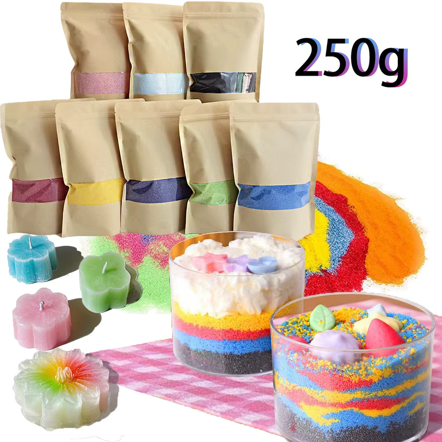 UDOCOOL Sandwachs Set mit 11 Farben für DIY Duftkerzen und Sandmalerei, 250 g - Bild 3