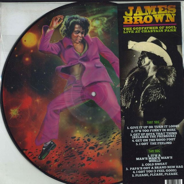 James Brown - The Godfather Of Soul Live At Chast LP Schallplatte von Goldenlane Records, Pink/Multicolour, Soul/Funk, 2021 US Edition - Bild 1