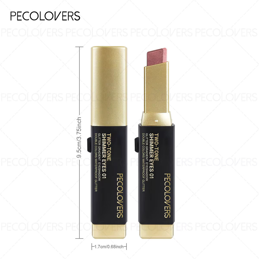 PECOLOVERS Lidschattenstift, Rose Smoke Pink Brown, Perlglanz-Schimmer - Bild 5