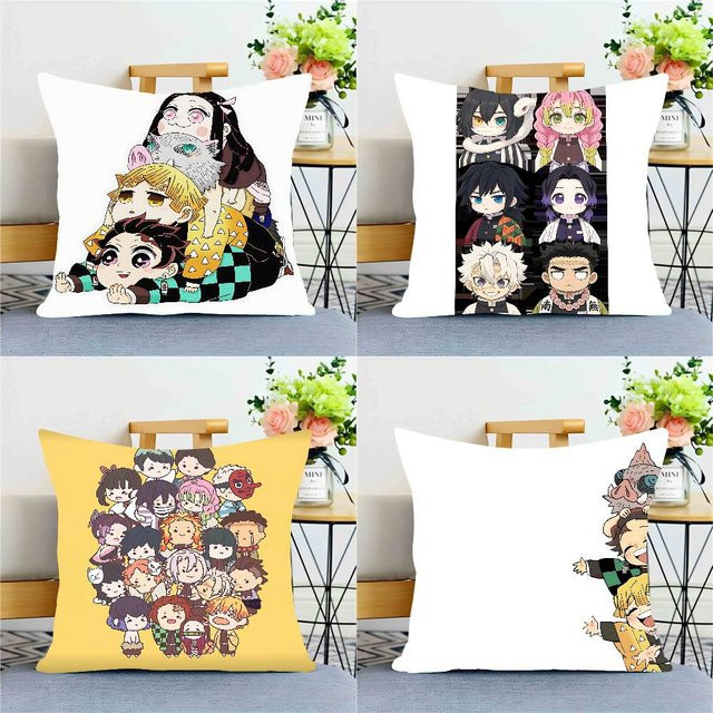 Dämonen Schlachter Anime Kissen für Sofa und Schlafzimmer 30 x 30 cm - Bild 1