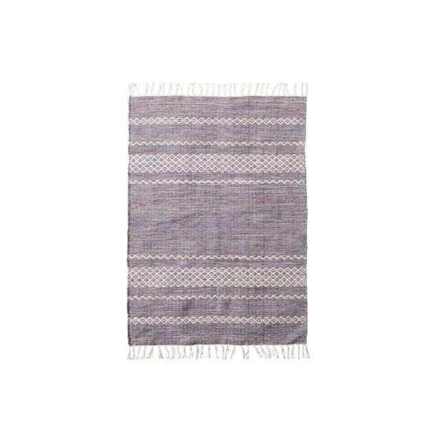 House Doctor Outdoor-Teppich Ciero in Grau mit schlichtem Muster, UV-beständig, B/T: 130 x 85 cm - Bild 1