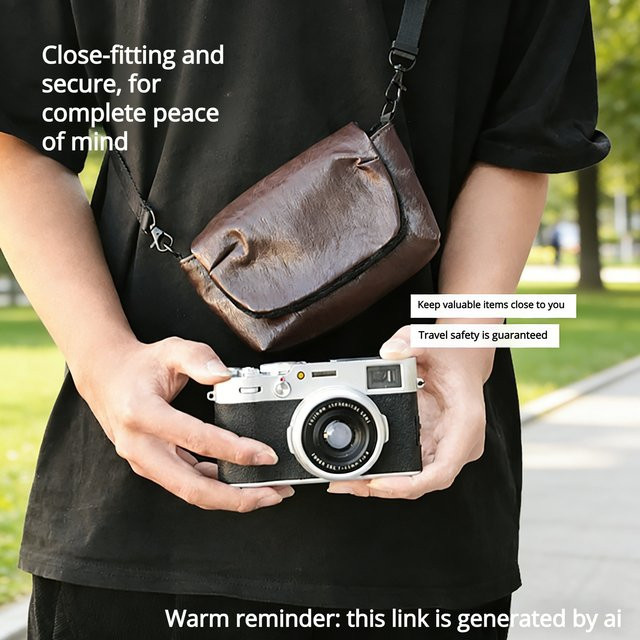 Vintage Kameratasche Backpacker in Braun für Fujifilm, Canon, Ricoh und Sony Kameras - Bild 1
