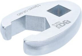 BGS Hahnenfußschlüssel aus Chrom-Molybdän-Stahl in Silber mit 3/8 Zoll Innenvierkant und 19 mm Schlüsselweite - Bild 1