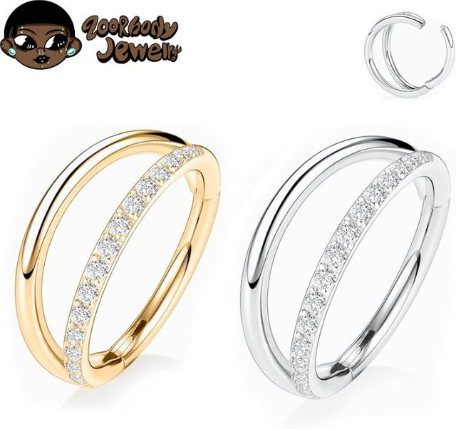 ZOORBODY JEWELRY Nasenring Titan, Hoop, Unisex - Bild 1