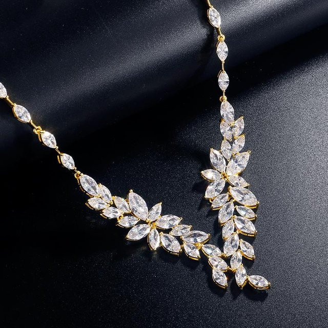 Lucky Star Jewelry Halskette, Messing, Zirkonia, Gold, Damen - Bild 1