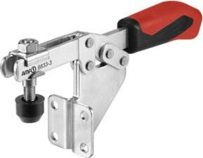 AMF Senkrecht-Spanner 6800 ESD Gr. 0 aus Edelstahl in Silber - Bild 1