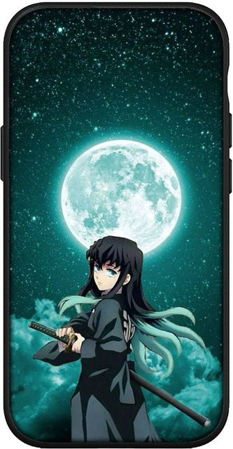 MINISO Handyhülle Dämon Slayer Muichiro Tokito für iPhone, Samsung Galaxy, Xiaomi Redmi und weitere Modelle, Multicolour - Bild 1