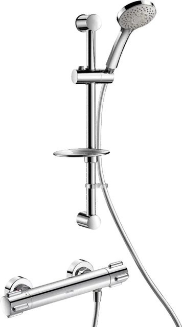Delabie Duschsystem mit Brausethermostat H9739S in Chrom - Bild 1