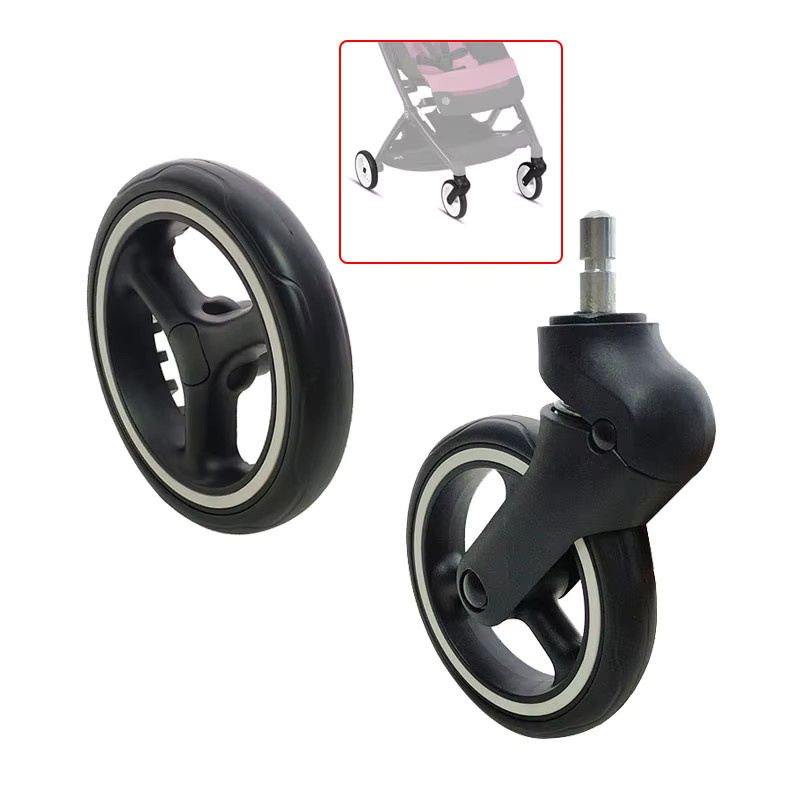 Cybex Ersatz-Hinterrad in Schwarz für Libelle, GB Pockit und All City Kinderwagen - Bild 1