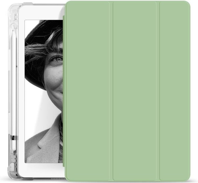 Apple iPad Hülle mit Stifthalter in Grün für iPad Pro, Air und iPad Generationen - Bild 1