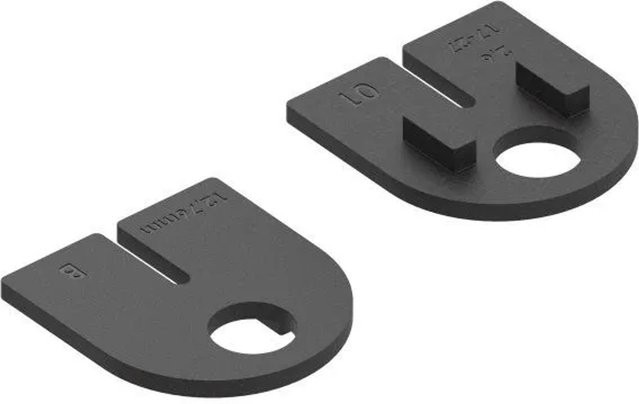 FeNau Gummieinlage für Glas 12,76 mm VSG für Glasklemme Modell 25, Schwarz - Bild 1