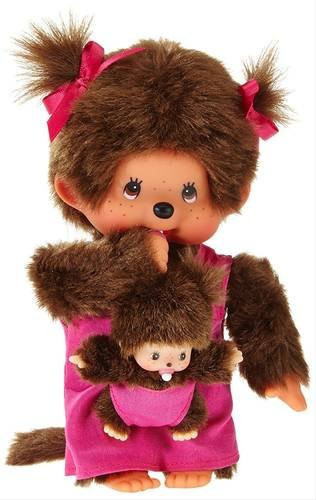 Vedes Monchhichi Mother Care Pink Girl, Plüsch, Rosa, ab 3 Jahren - Bild 1
