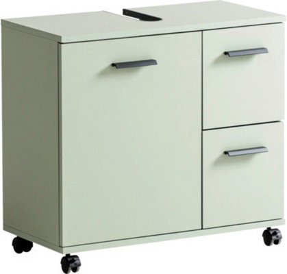 Schildmeyer Waschbeckenunterschrank Palermo in Pistazie Grün, B/H/T: 65 x 60 x 32 cm - Bild 1