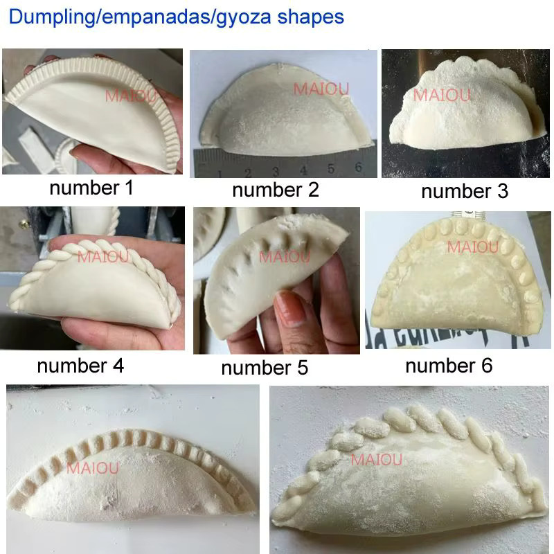 LEWIAO Automatische Teigtaschen-Maschine aus Edelstahl in Silber für Gyoza, Ravioli, Pelmeni und Empanadas - Bild 4