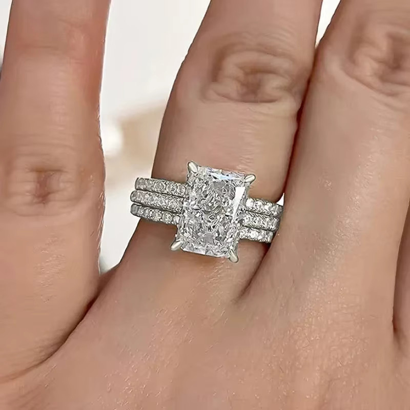 Huitan Ringe, Zirkonia, Gold, Damen - Bild 2