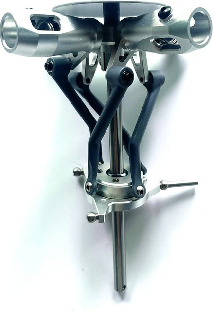 FLYWING Bell 206 Huey UH-1 /BO-105 RC Hubschrauber-Ersatzteile, Metall, Grau - Bild 1