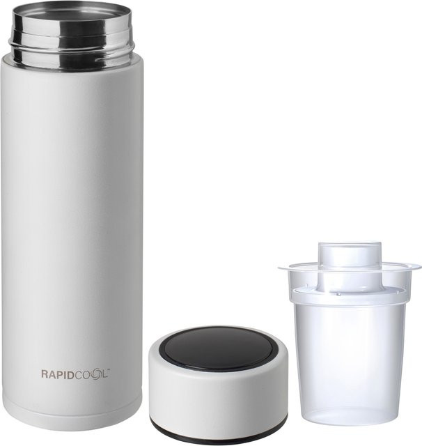 NUBY RapidCool Abkühlflasche aus Edelstahl und Kunststoff in Grau, wiederverwendbar - Bild 1