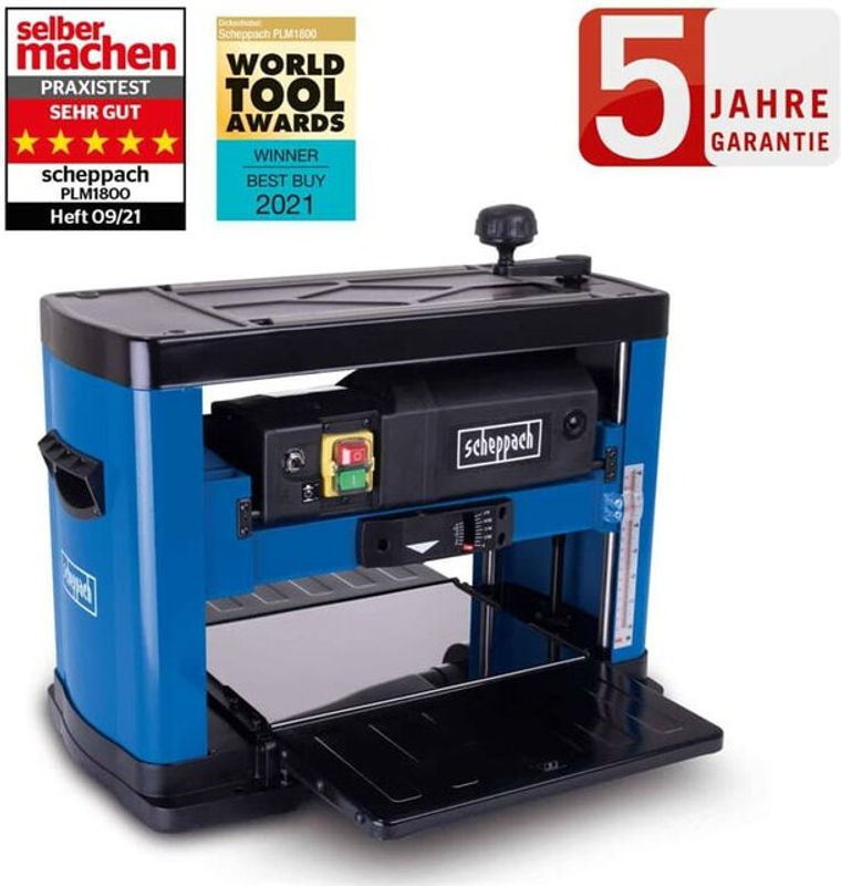 Scheppach PLM1800 Dickenhobel Benchtop in Blau - Bild 2