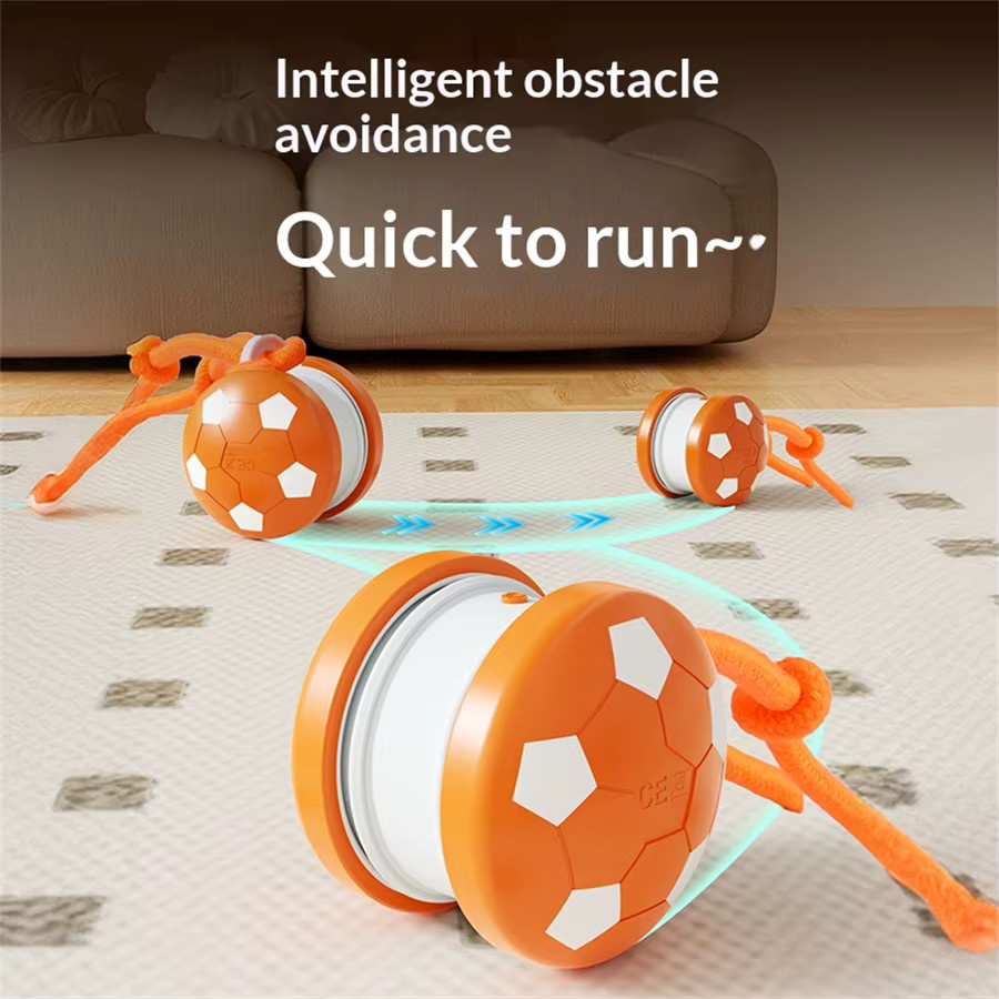 PetTumbly Intelligenter interaktiver Hundespielball, mit Doppelrad, elektrisch, USB-aufladbar - Bild 2