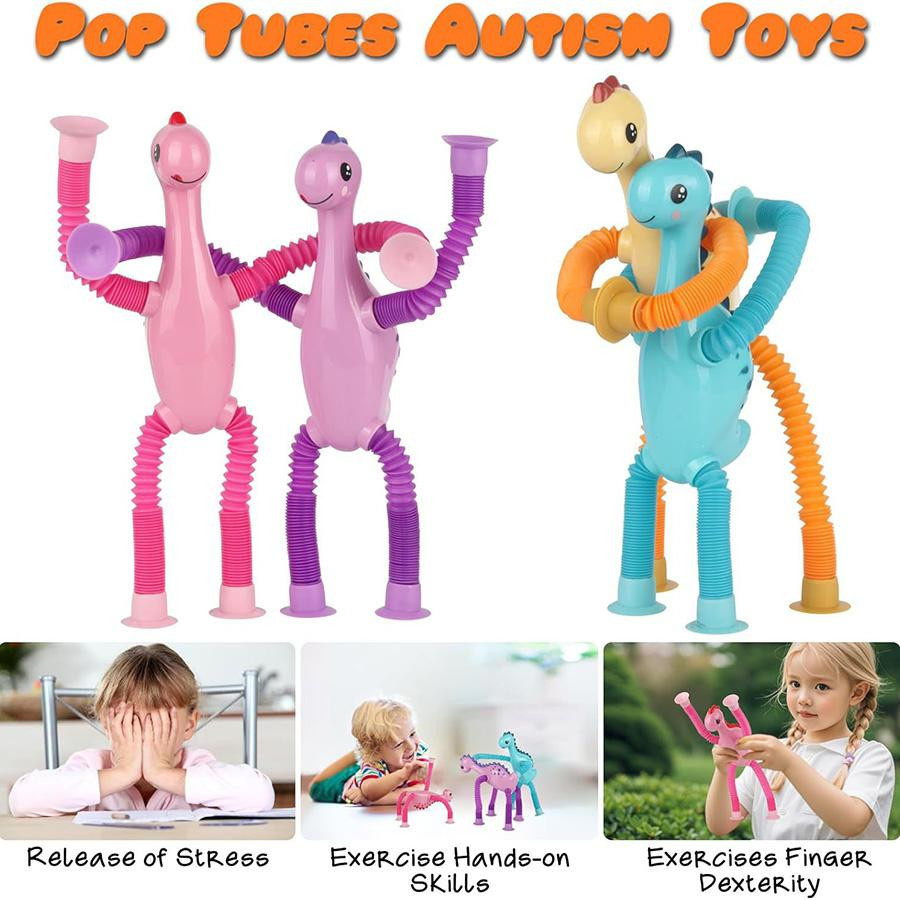 Linyi toy Dinosaurier Spielset violett 3-6 Jahre - Bild 3