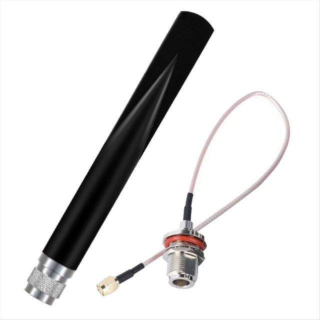 LoRa Antenne 5 dBi Omni Outdoor mit N-Stecker für Meshtastic, 868 MHz und 915 MHz, Schwarz - Bild 1