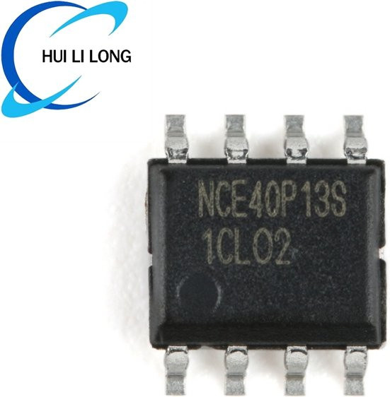10er Set NCE40P13S P-Kanal MOS-Feldeffekttransistor IC Chip in Schwarz, SOP-8, -40V/-13A - Bild 1