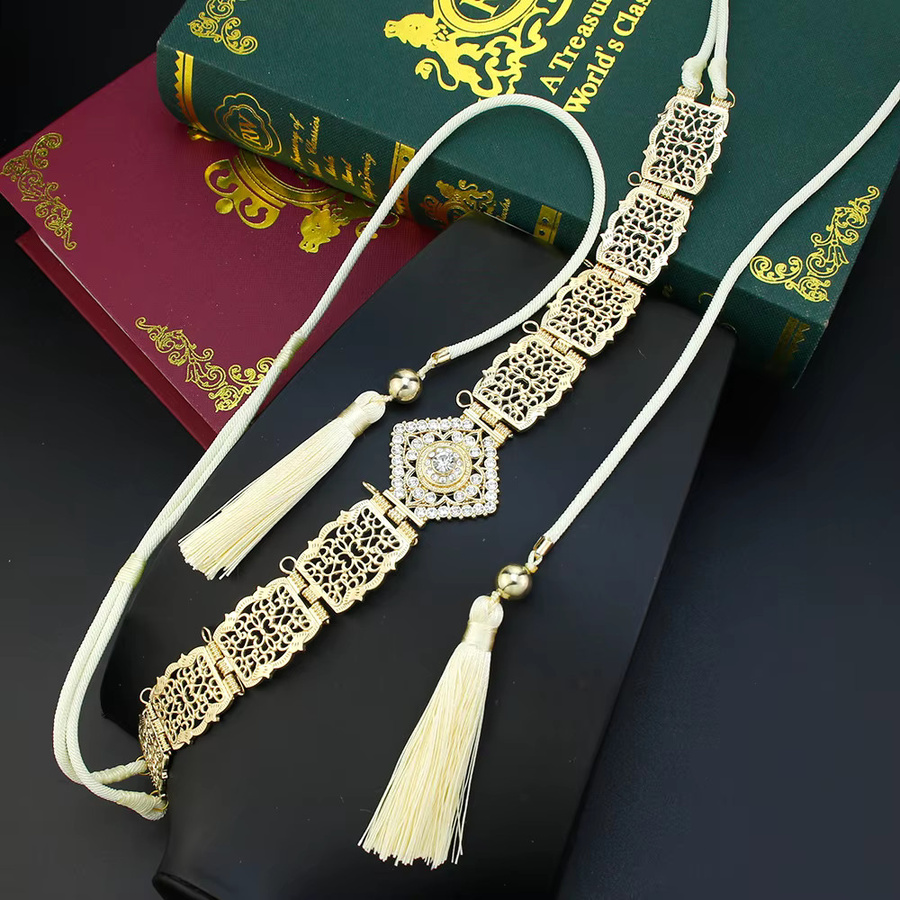 Sunspicems Taillenkette, Gold, Kristall, Damen - Bild 2