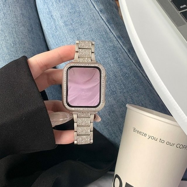 TINUORA Uhrenarmband Edelstahl, Silber, Unisex - Bild 1