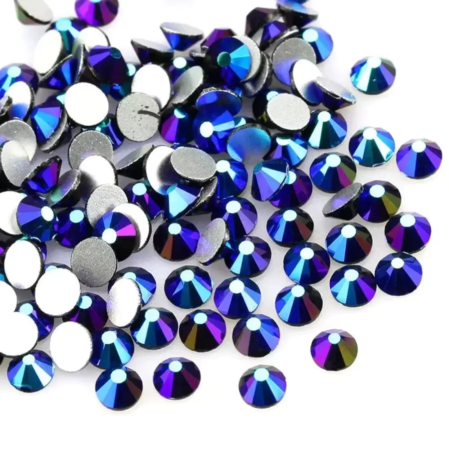 Swagpick Nail Art Strass Black Jet AB, 1440 Stück, Glänzend - Bild 4