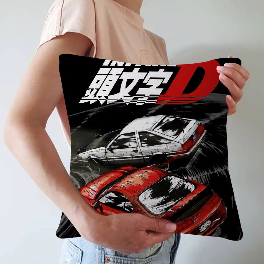 Beast Kingdom Initial D Anime Kissenbezug, quadratisch, Multicolour, B/B: 30,0 x 30,0 cm - Bild 4