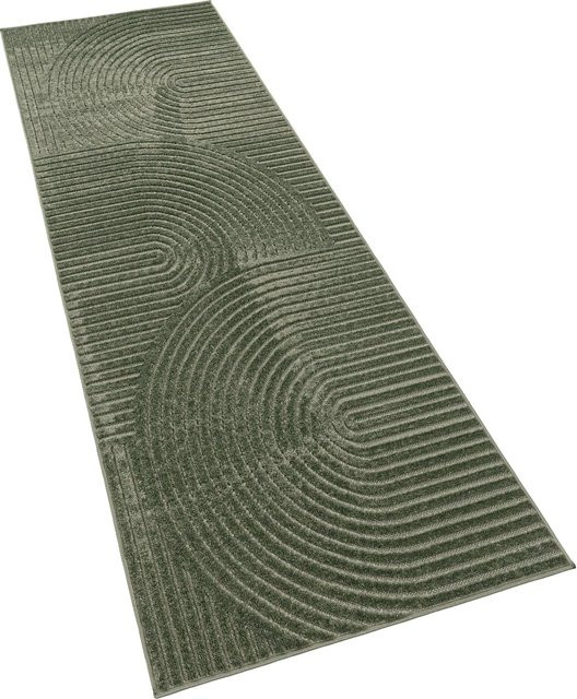 In- & Outdoor-Teppich Cotara in Grün mit geometrischem Muster, B/T: 80 x 150 cm - Bild 1