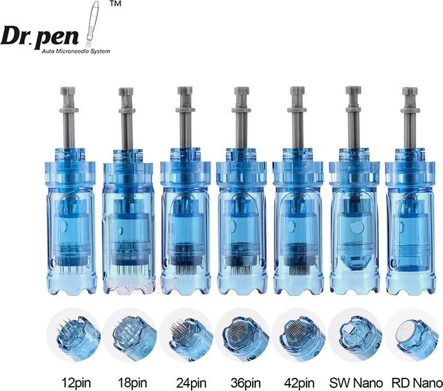 Dr. Pen Bajonett-Nadelmodule Ersatzspitzen, 12 24 36 42 Rund Nano - Bild 1
