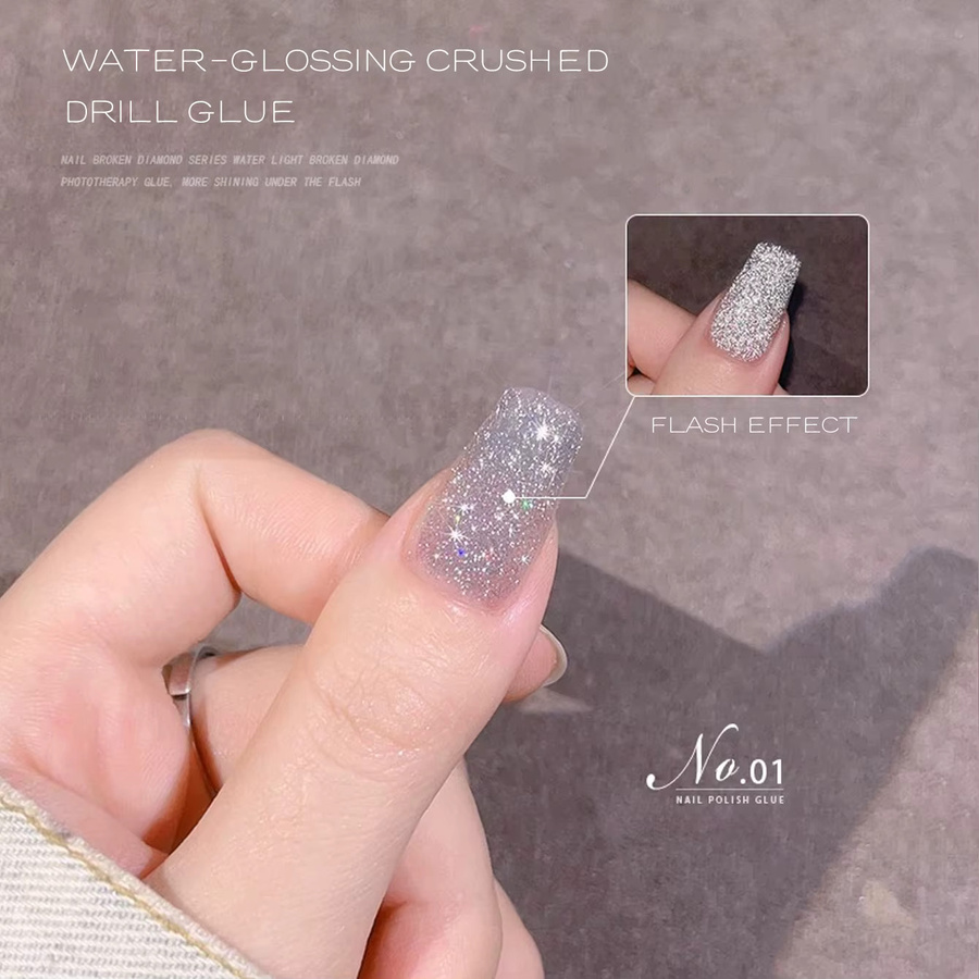 MIANEL Diamant-Gel-Nagellack No.02, 12 ml, schimmernd - Bild 2
