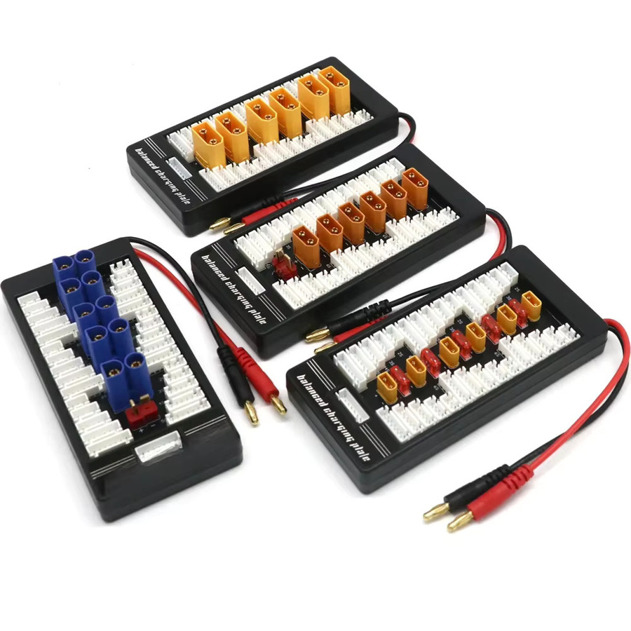 ISDT Parallel Lipo Batterie Lade Board für XT60 XT30 XT90 T-Plug EC3 EC5 2-6S in Schwarz - Bild 6