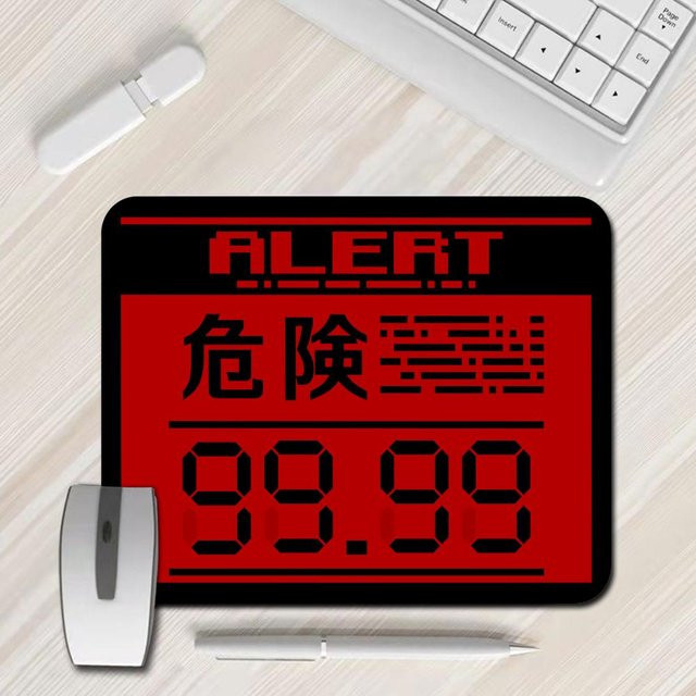 HYBXAXC Metal Gear Solid Alert Mode Mauspad mit rutschfester Gummiunterseite für PC und Gaming - Bild 1