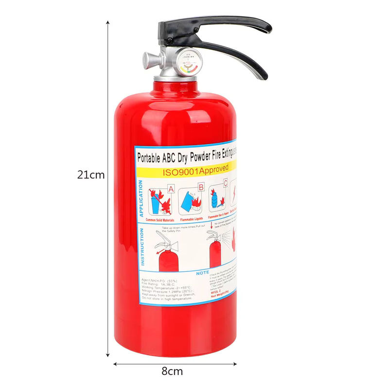 Rotes Sparschwein in Feuerlöscher-Design aus Metall als kreatives Geschenk für Kinder zum Geldsparen - Bild 2