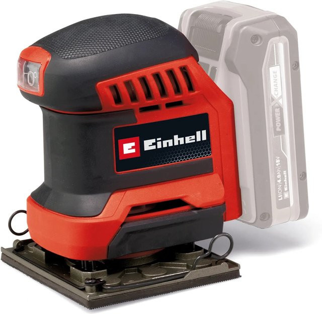 Einhell Akku-Faustschleifer TE-OS 18/113 Li-Solo Power X-Change Rot - Bild 2
