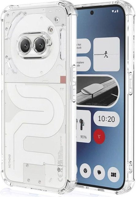 Stoßfeste TPU Schutzhülle mit Farbverlauf für Nothing Phone 2a Plus in Transparent/Multicolour - Bild 1