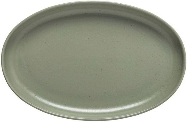 Costa Nova Ovaler Teller Pacifica, 12er Pack, Grün, Keramik, Länge: 22,6 cm, Breite: 14,9 cm, Höhe: 2,5 cm - Bild 1